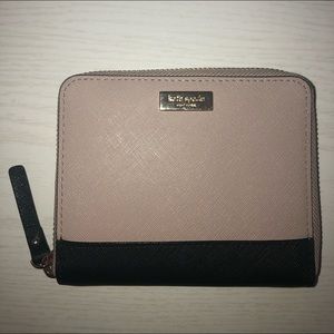 Authentic Kate Spade Pink/Black Wallet